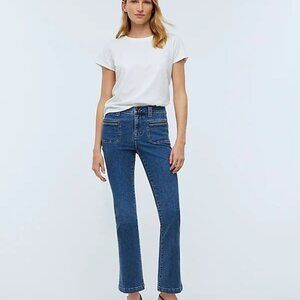 Madewell Kick out Crop Jeans